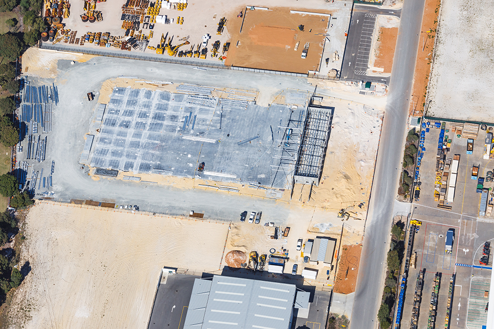 WesTrac Heavy Maintenance Facility, Hitchcock Place Perth Airport South, Western Australia, Design & Construct Project, Capstone Construction, Industrial Warehouse, Office, Carpark Development, Westrac Heavy Maintenance Page