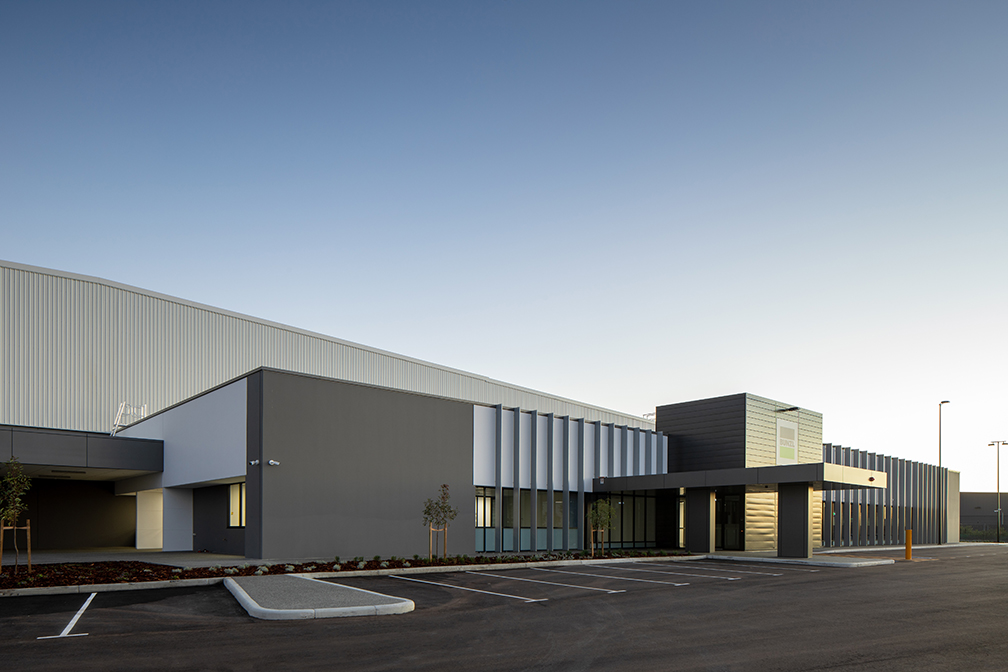 BUNZL Distribution Centre, Jandakot, Perth, Western Australia, Design & Construct, Building Perspective, Capstone Construction, Industrial Warehouse, Loading Dock, Development, Bunzl DC Page