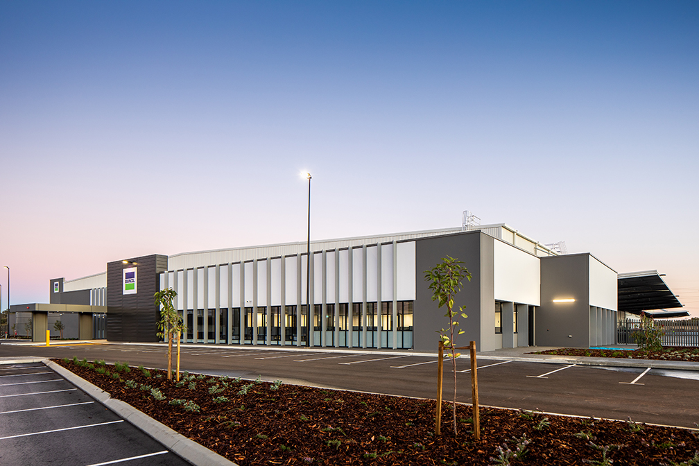 BUNZL Distribution Centre, Jandakot, Perth, Western Australia, Design & Construct, Building Perspective, Capstone Construction, Industrial Warehouse, Loading Dock, Development, Bunzl DC Page