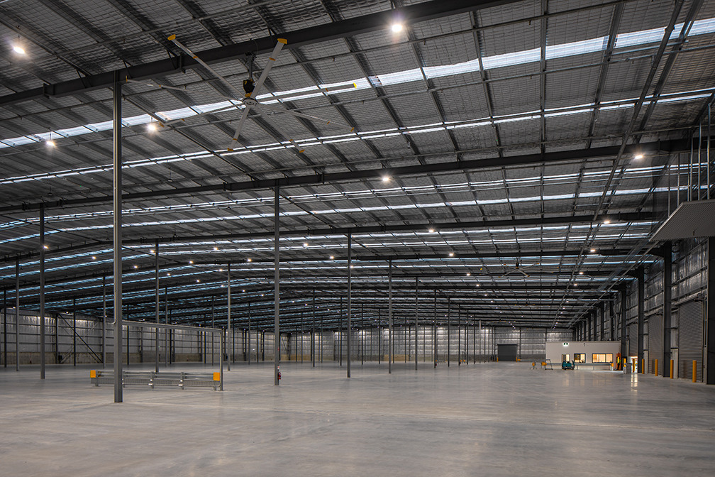 BUNZL Distribution Centre, Jandakot, Perth, Western Australia, Design & Construct, Building Perspective, Capstone Construction, Industrial Warehouse, Loading Dock, Development, Bunzl DC Page