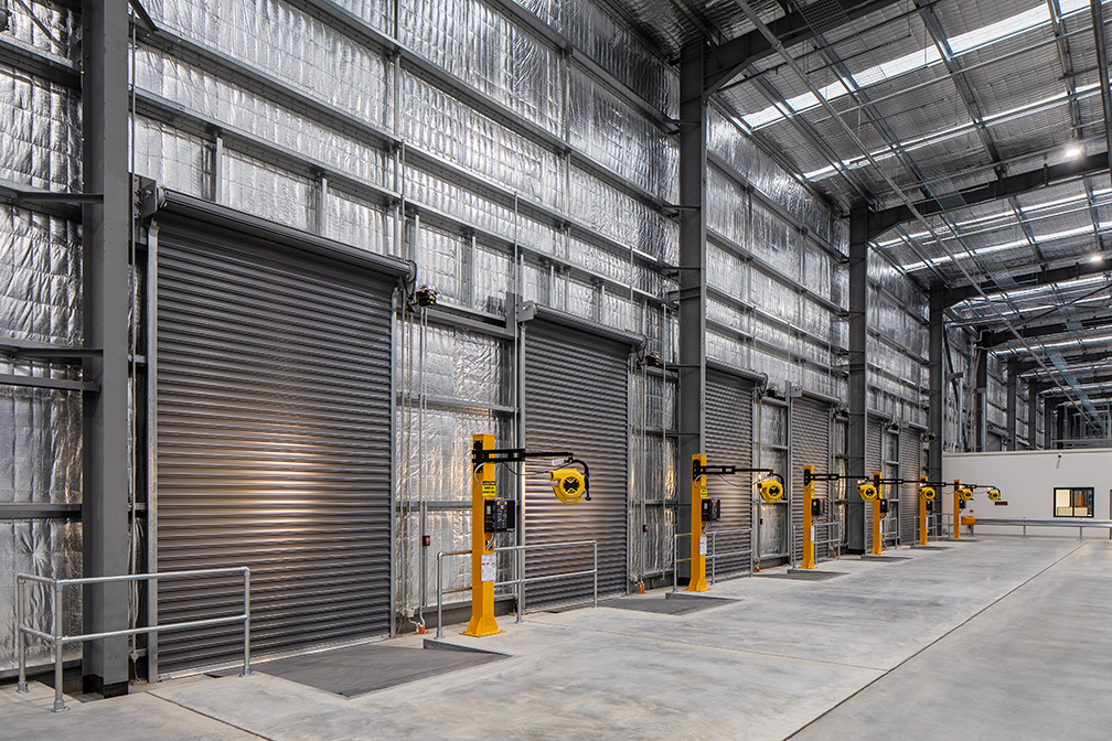 BUNZL Distribution Centre, Jandakot, Perth, Western Australia, Design & Construct, Building Perspective, Capstone Construction, Industrial Warehouse, Loading Dock, Development, Bunzl DC Page