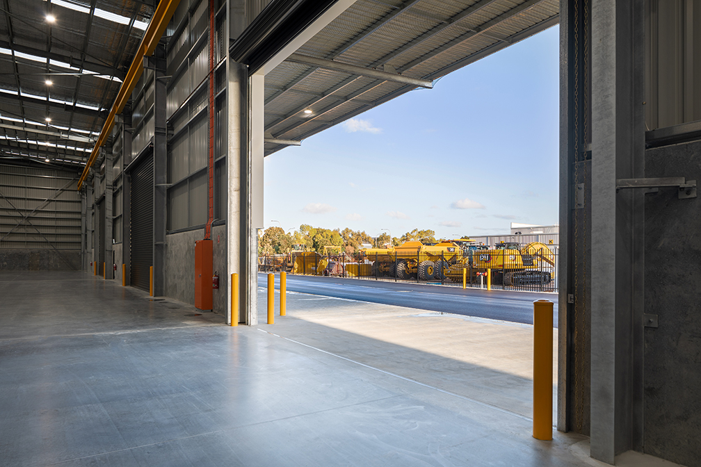 WesTrac Heavy Maintenance Facility, Hitchcock Place Perth Airport South, Western Australia, Design & Construct Project, Capstone Construction, Industrial Warehouse, Office, Carpark Development, Westrac Heavy Maintenance Page