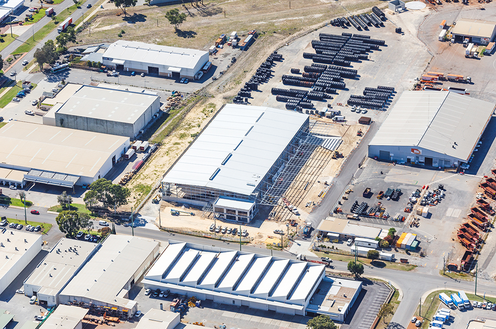 Toyo Tires, Casino Industrial Estate, Welshpool, Perth, Western Australia, Design & Construct Project, Capstone Construction, Warehouse, Office, Loading Dock, Carpark, External Hardstands, Storage, Facility, Toyo Tires Page