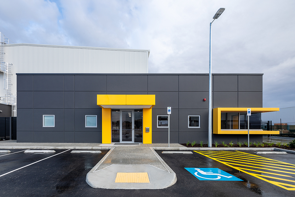 WesTrac Logistics Facility, Hitchcock Place, Perth Airport South, Western Australia, Design & Construct Project, Capstone Construction, Industrial Warehouse, Office, Carpark, Development, Westrac Logistics Page