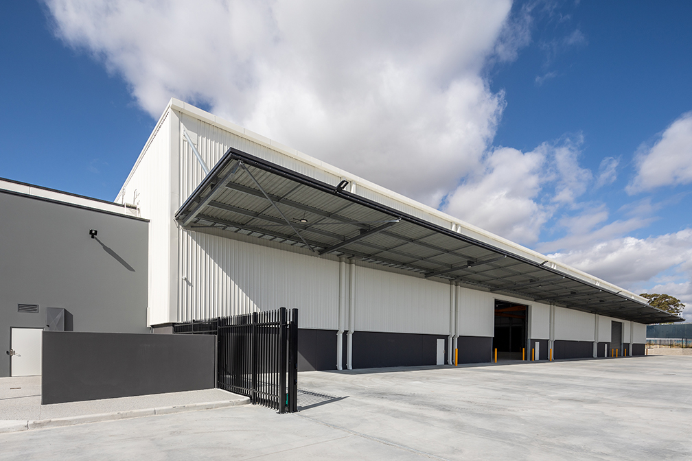 Hybrid Systems Workshop, Fawcett Crescent, Perth Airport, Western Australia, Design & Construct Project, Capstone Construction, Industrial Warehouse, Office, Loading Dock, Carpark, Development, Hybrid Systems Page