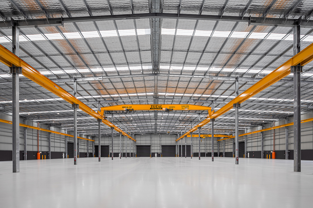 Hybrid Systems Workshop, Fawcett Crescent, Perth Airport, Western Australia, Design & Construct Project, Capstone Construction, Industrial Warehouse, Office, Loading Dock, Carpark, Development, Hybrid Systems Page