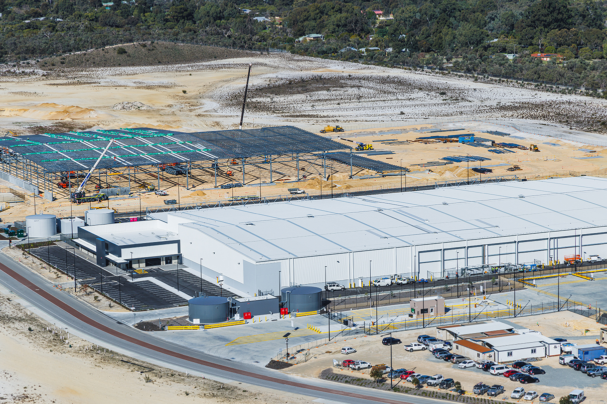 Marley Spoon Refrigeration Warehouse Facility, 517A Centurion Place, Jandakot, Perth, Western Australia, Design & Construct Project, Capstone Construction, Warehouse, Office, Loading Dock, Carpark Ecologically Sustainable Development, 4-star NABERS rating, Development, Aerial, Marley Spoon Page