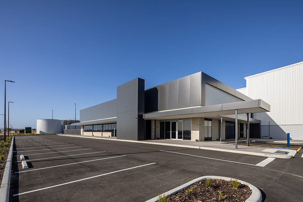 Marley Spoon Refrigeration Warehouse Facility, 517A Centurion Place, Jandakot, Perth, Western Australia, Design & Construct Project, Capstone Construction, Warehouse, Office, Loading Dock, Carpark Ecologically Sustainable Development, 4-star NABERS rating, Development, Marley Spoon Page