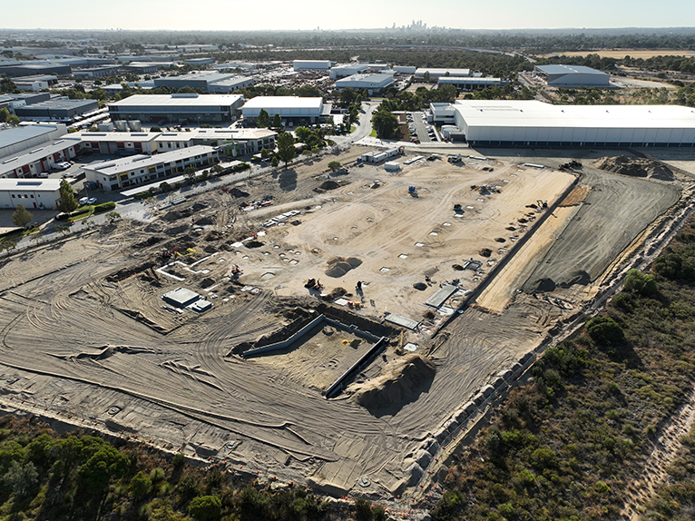 Border Express Australia, industrial, warehouse, 17 Tarlton Crescent Perth Airport Western Australia, d&c contract, project, development