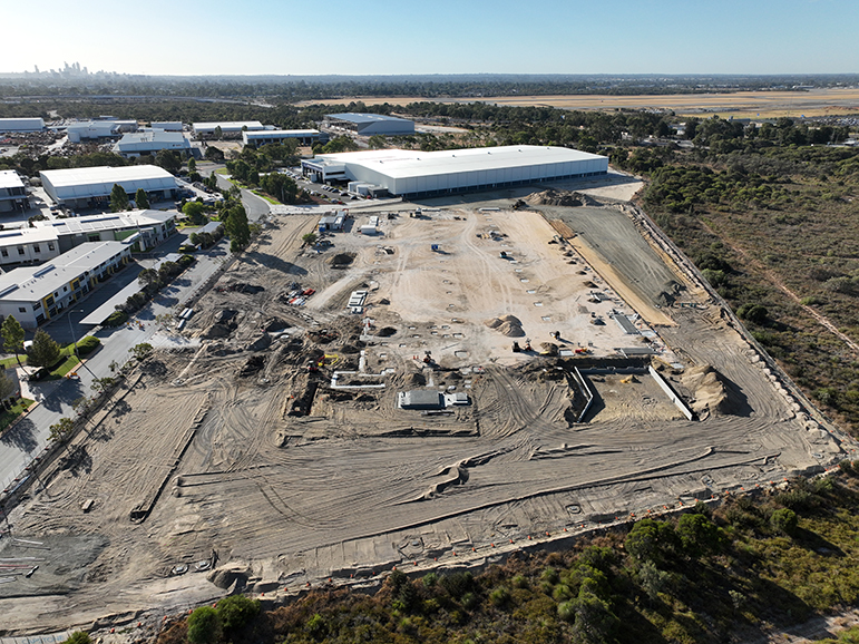 Border Express Australia, industrial, warehouse, 17 Tarlton Crescent Perth Airport Western Australia, d&c contract, project, development