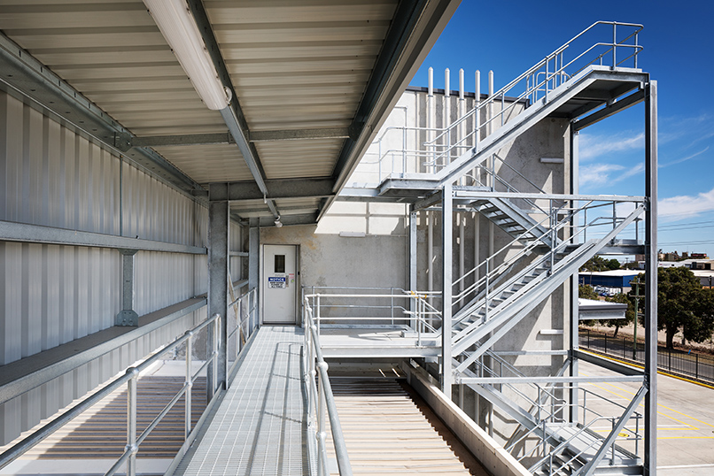 Lion Dairy, Perkins TPD, Bega Dairy & Drinks, Facility, Sevenoaks Street, Bentley, Perth, Western Australia, Controlled Environment, Upgrade, Construction, Stairway to Roof