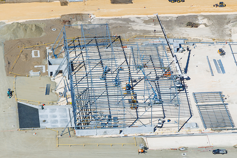 border express australia, industrial, warehouse, 17 tarlton crescent perth airport, western australia, d&c contract, logistics, project, development, supply chain, interior, office, Aerial