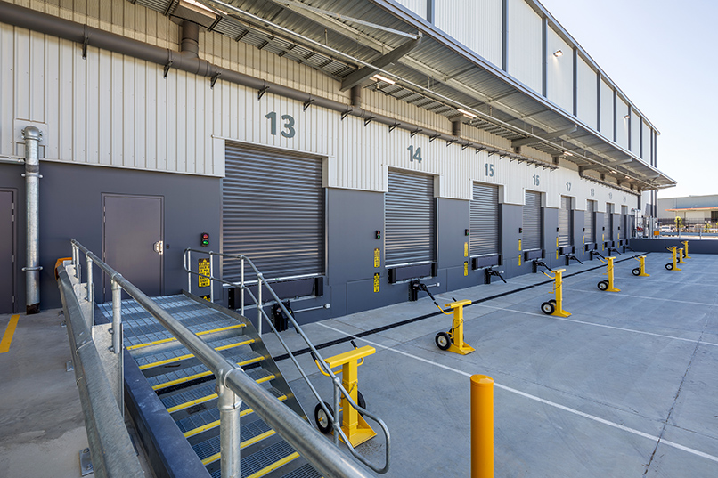 Silk K2 Distribution Centre, Roe Highway Logistics Park, Kenwick, Perth, Western Australia, Design & Construct Project, Capstone Construction, Industrial Warehouse, Office, Loading Dock, Carpark, Super Canopy, Development