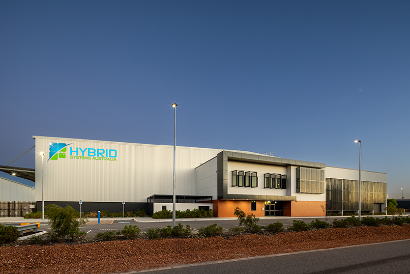Hybrid Systems Workshop, Fawcett Crescent, Perth Airport, Western Australia, Design & Construct Project, Capstone Construction, Industrial Warehouse, Office, Loading Dock, Carpark, Development