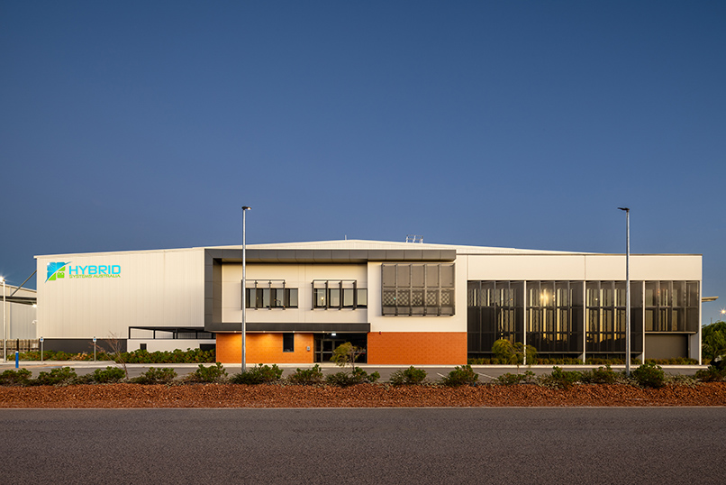 Hybrid Systems Workshop, Fawcett Crescent, Perth Airport, Western Australia, Design & Construct Project, Capstone Construction, Industrial Warehouse, Office, Loading Dock, Carpark, Development