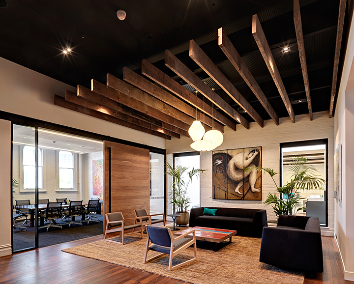 Primewest Management Offices, Centuria, 307 Murray Street, Perth, Western Australia, structural upgrade, services refit and fit-out of a heritage building on Murray Street for Centuria's new Head Office, Perkins TPD
