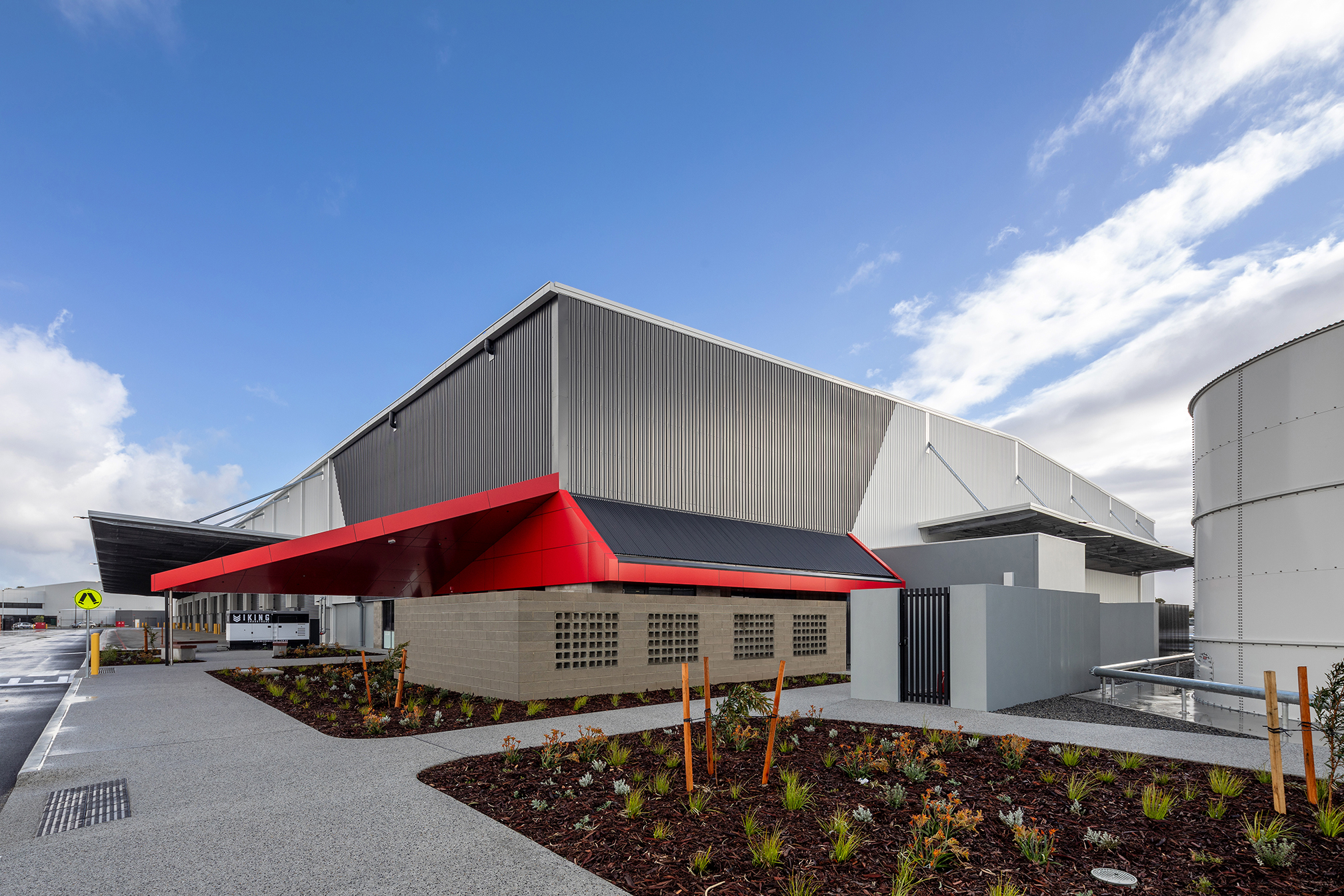 border express australia, industrial, warehouse, 17 tarlton crescent perth airport western australia, d&c contract, logistics, project, development, supply chain, exterior, reception, office