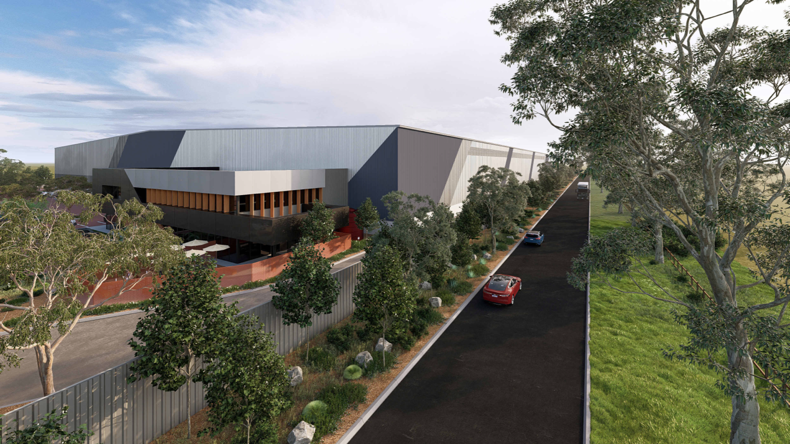 CEVA Logistics Facility, 54 Lakes Road, Hazelmere, Perth, Western Australia Capstone Construction, Industrial Warehouse, Design & Construction Project, Double-Storey Office, Carpark Hardstands, Development, Perspectives