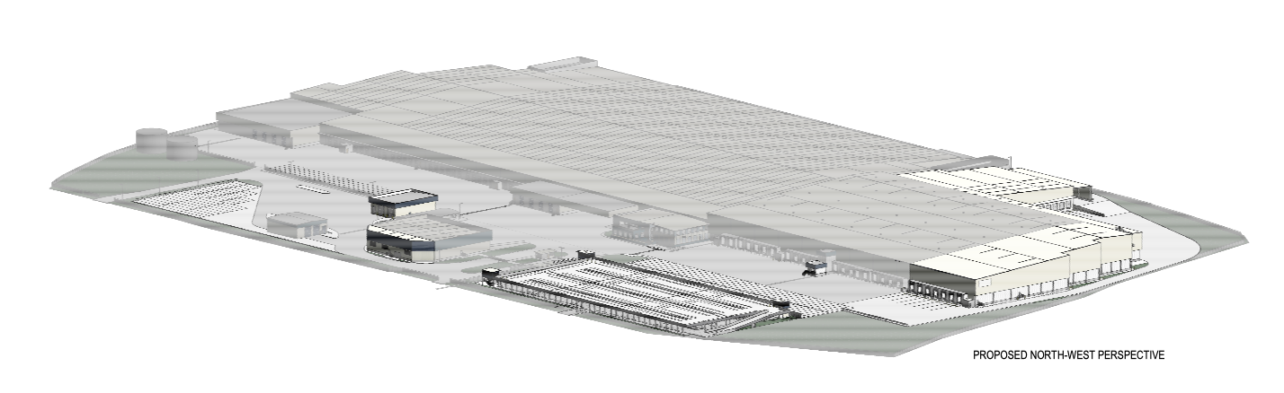 Woolworths PRDC Expansion, Colquhoun Road, Perth Airport, Western Australia, Capstone Construction, Refrigeration Warehouse, Design & Construct Project, Development, Supply Chain, Distribution Centre, Perspectives